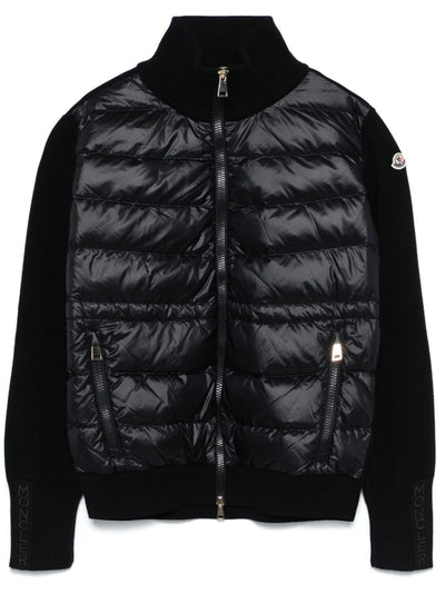 MONCLER - Cardigan zippé matelassé