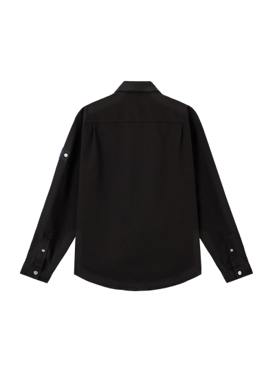 STONE ISLAND - Chemise en jean noire denim research