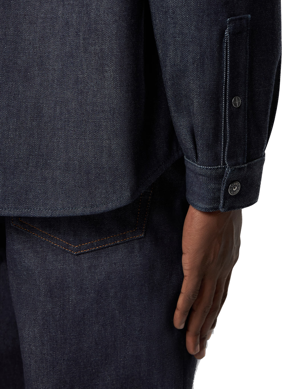 STONE ISLAND - Surchemise brut denim research