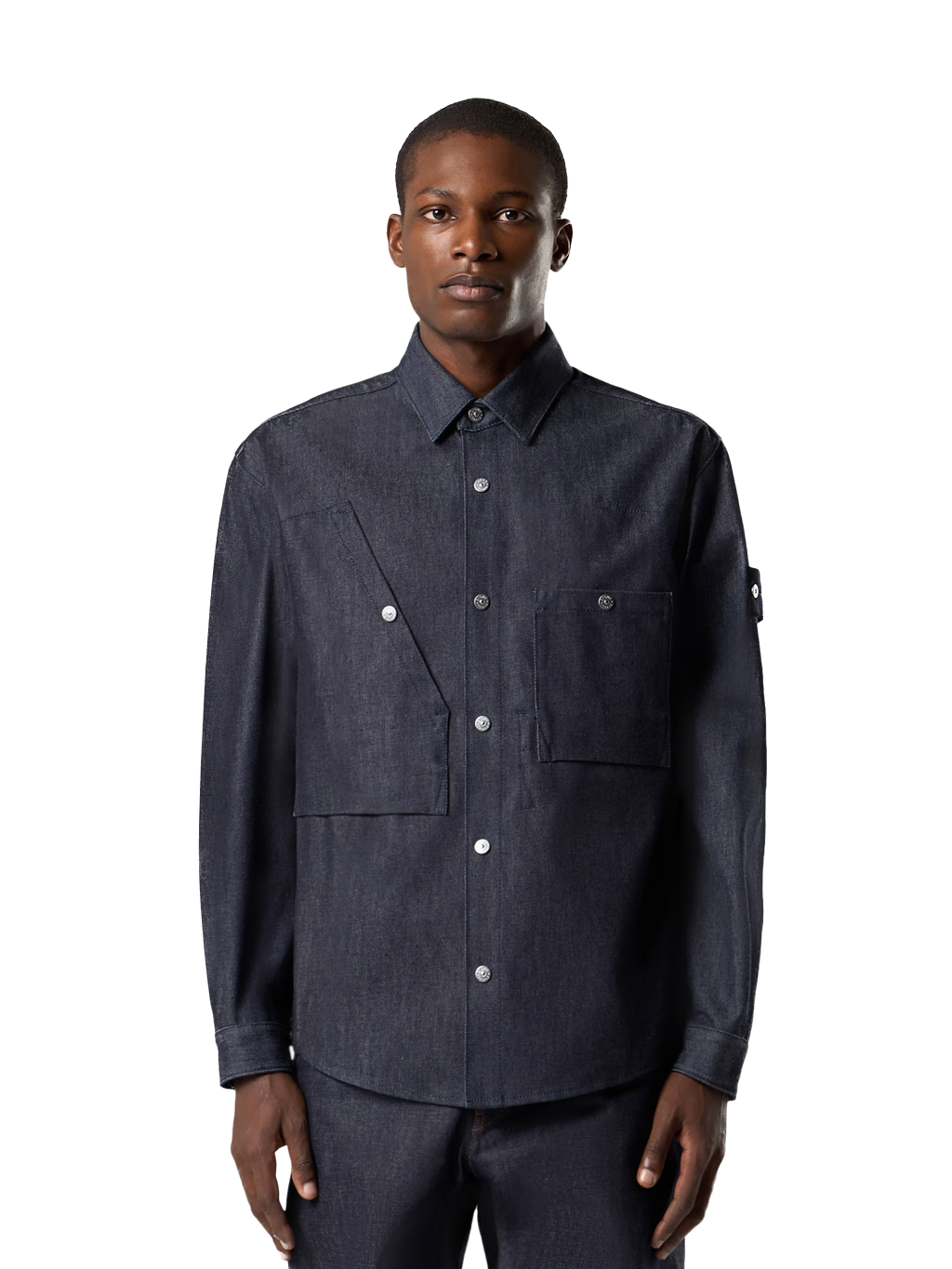 STONE ISLAND - Surchemise brut denim research