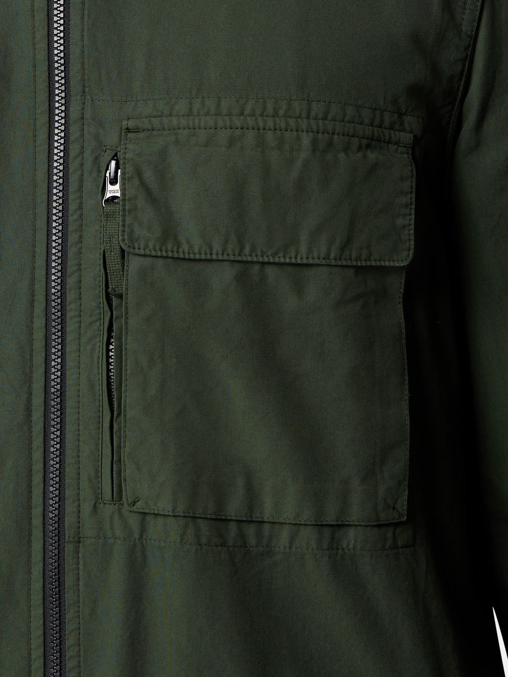 STONE ISLAND - Surchemise vert juniper à poche poitrine