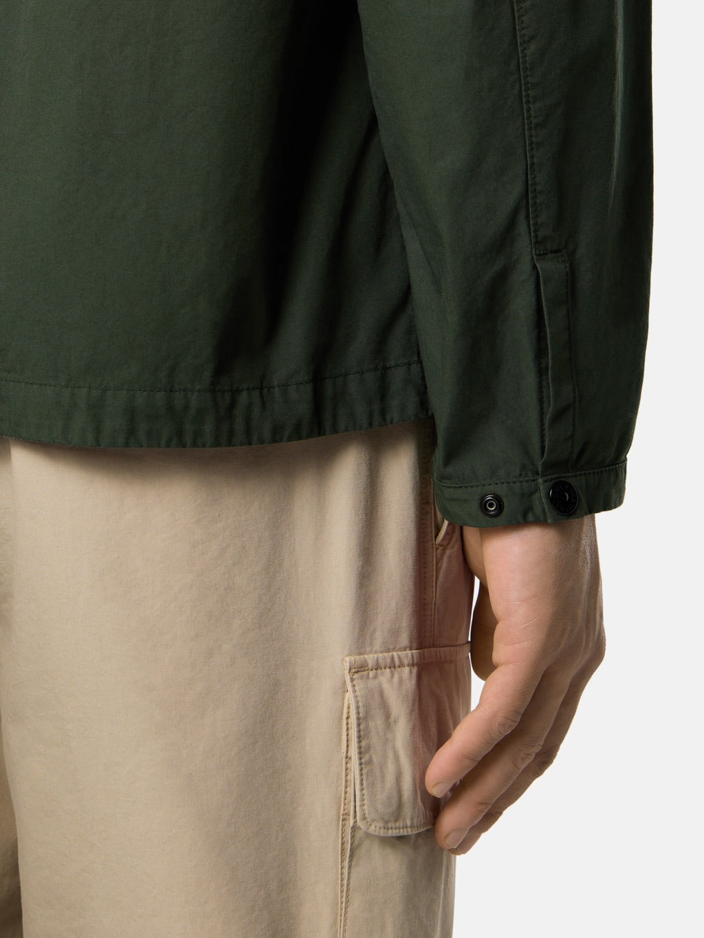 STONE ISLAND - Surchemise vert juniper à poche poitrine