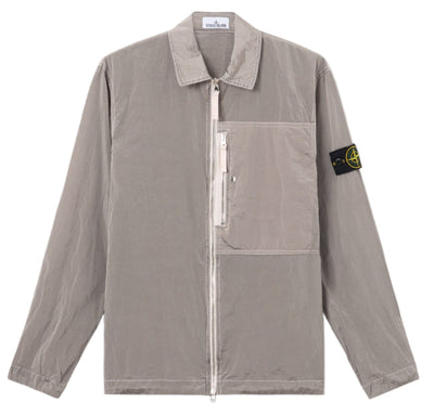 STONE ISLAND - Surchemise nylon rose pâle