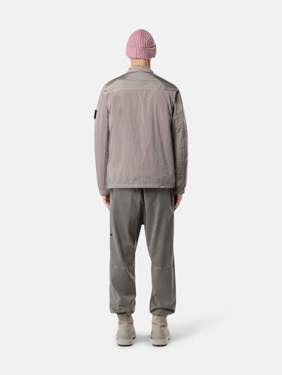 STONE ISLAND - Surchemise nylon rose pâle