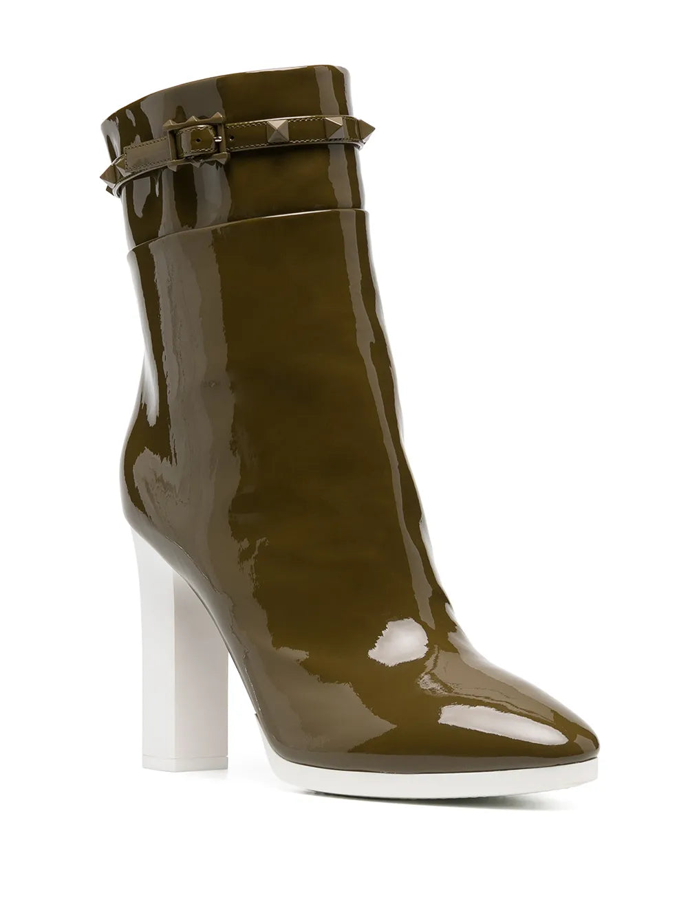 VALENTINO GARAVANI - Bottes Kaki à talon