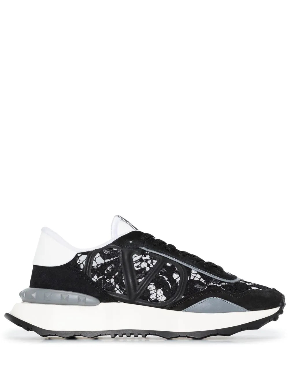 VALENTINO GARAVANI - BASKETS NOIRES LACE RUNNER