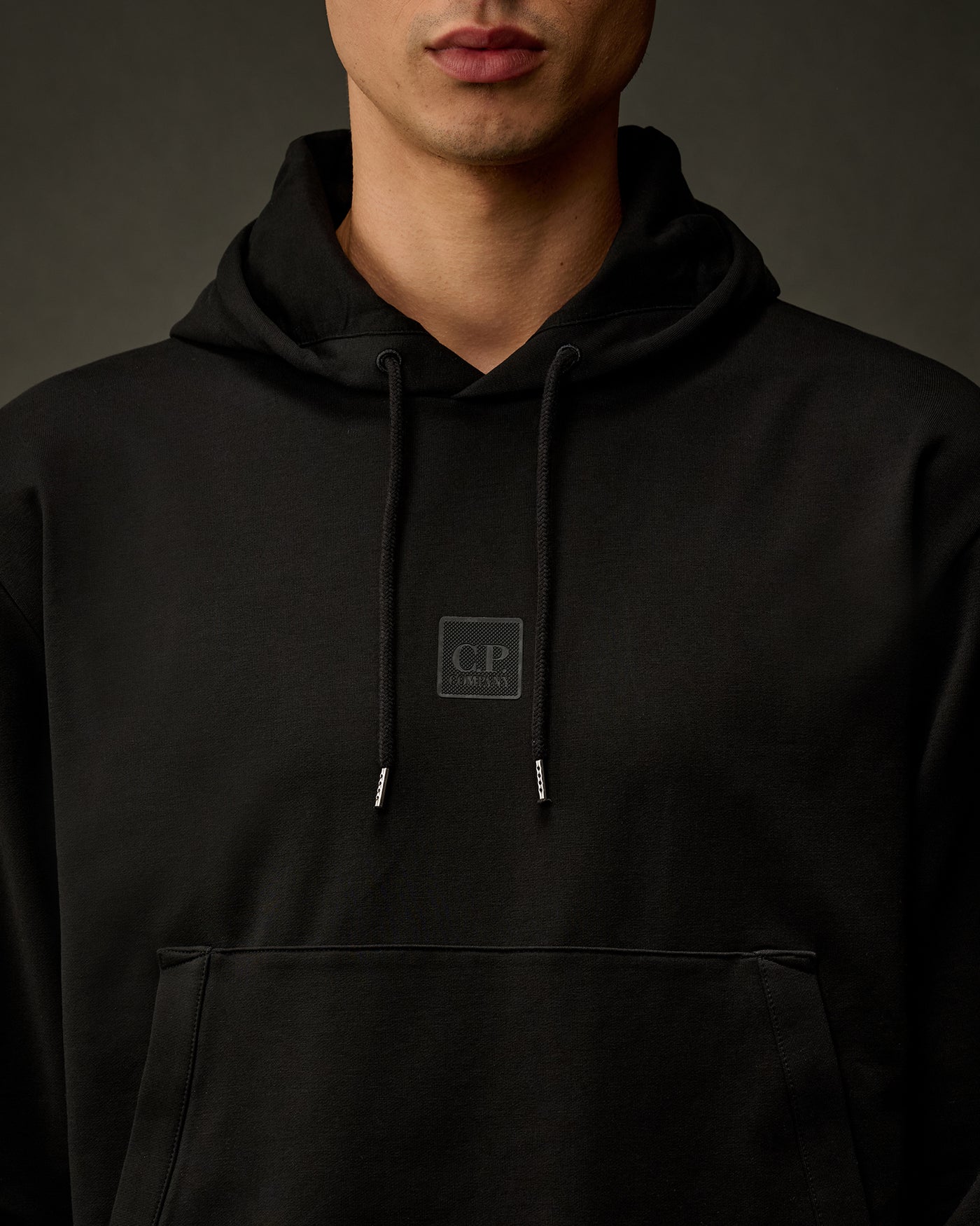 C.P METROPOLIS - Hoodie Stretch Fleece Noir