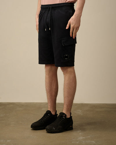 C.P COMPANY - Short en coton noir