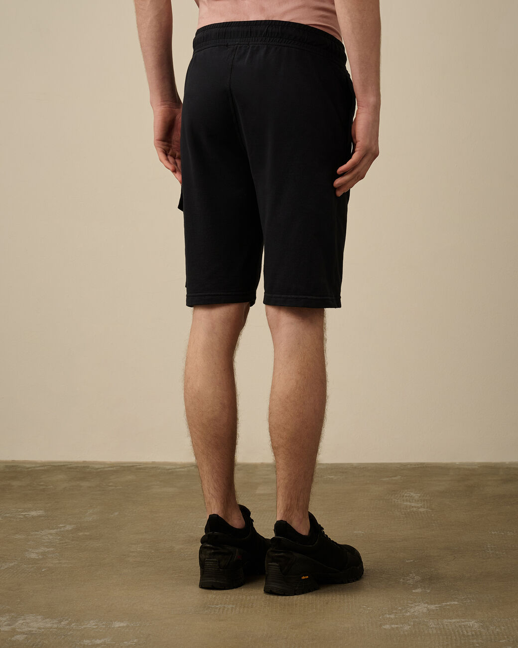 C.P COMPANY - Short en coton noir