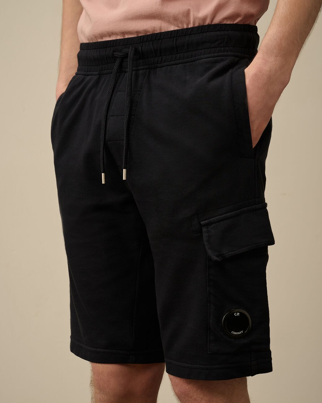 C.P COMPANY - Short en coton noir