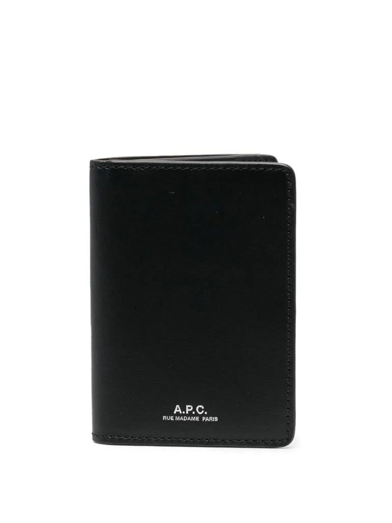 A.P.C. PARIS -  porte-cartes Stefan en cuir