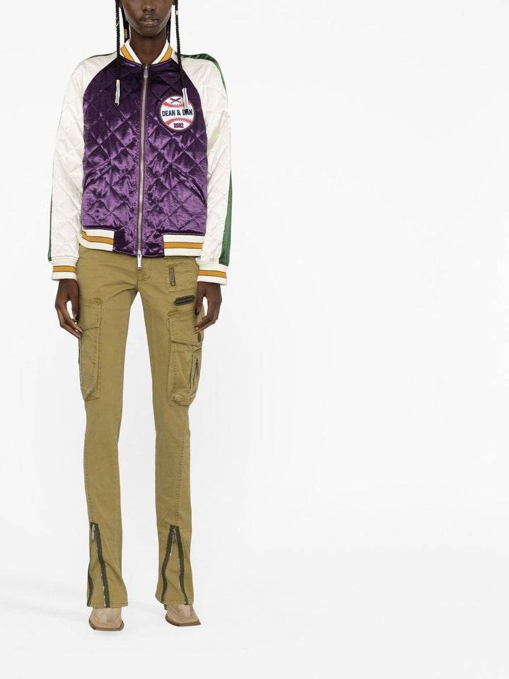 DSQUARED2 - VESTE BOMBER MATELASSÉE À LOSANGES