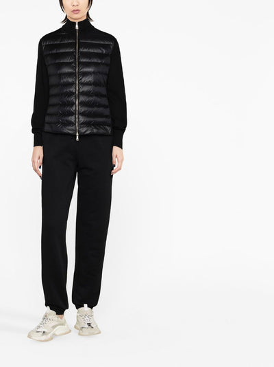 MONCLER - Cardigan zippé matelassé en laine