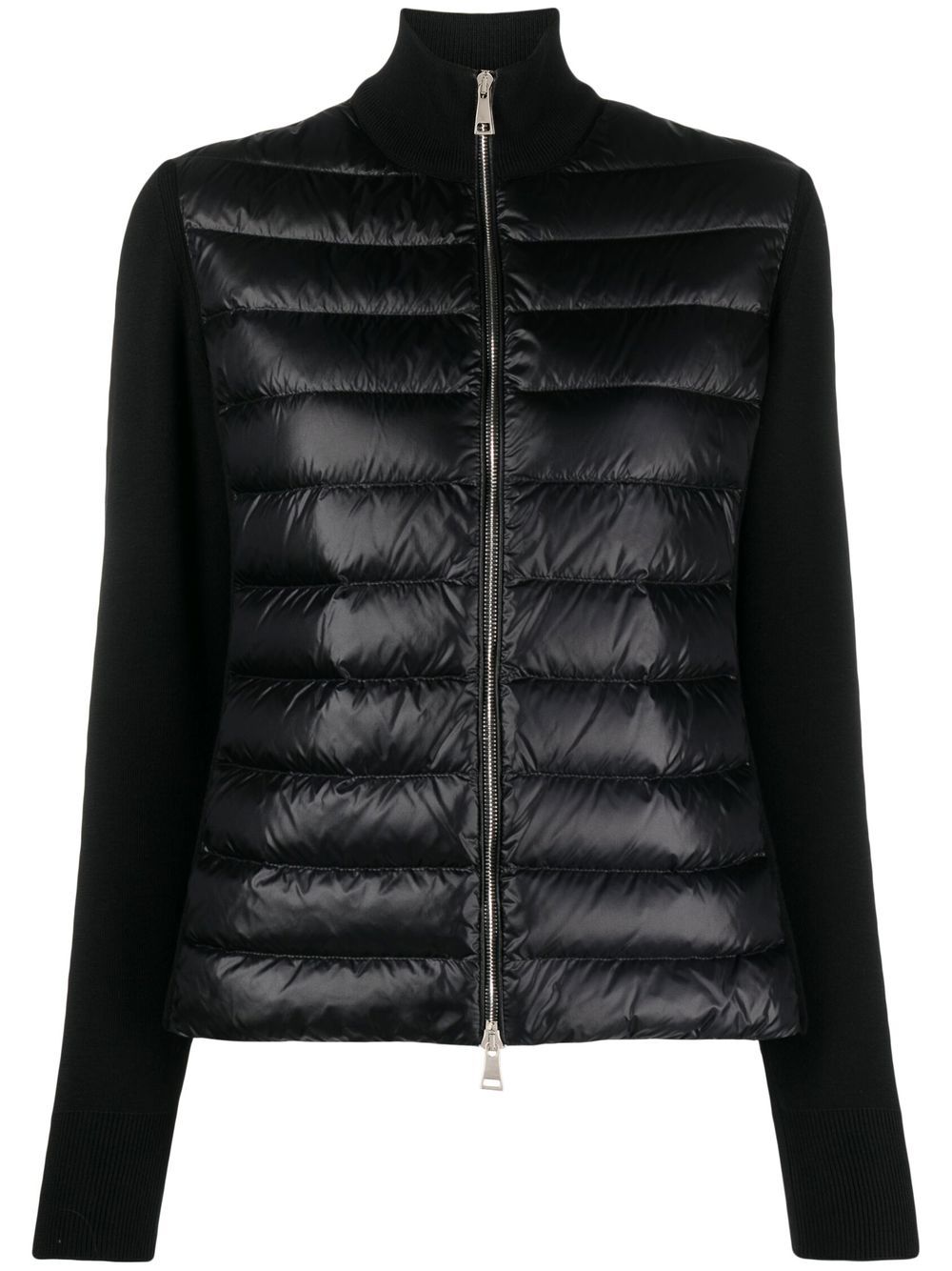 MONCLER - Cardigan zippé matelassé en laine
