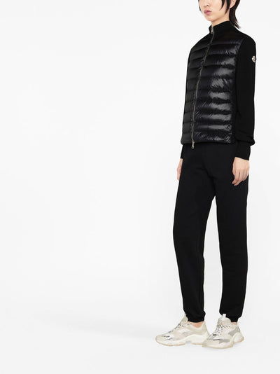 MONCLER - Cardigan zippé matelassé en laine