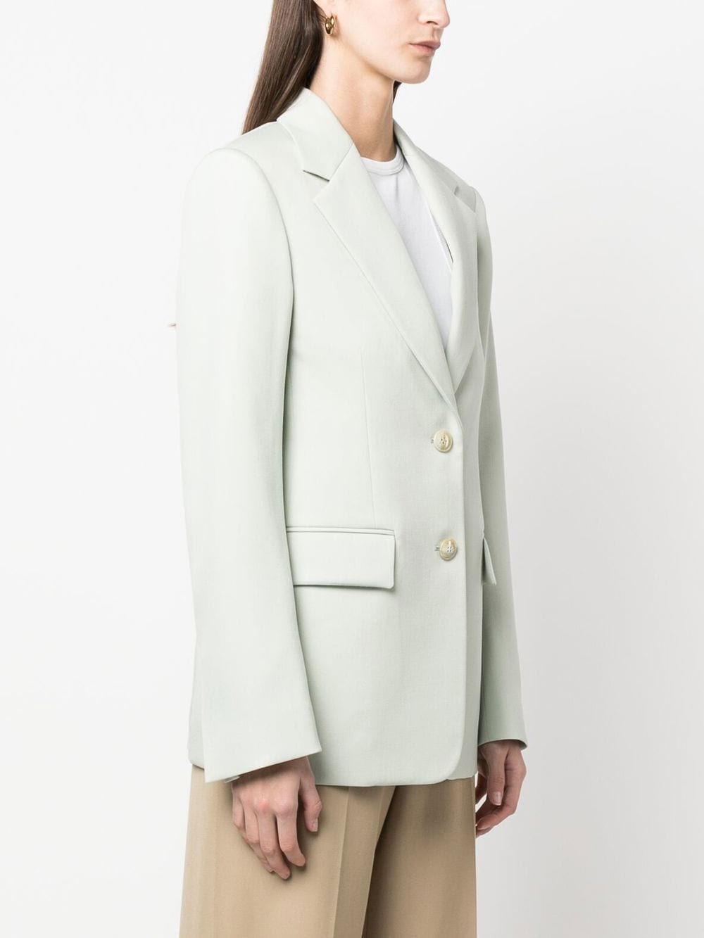 LANVIN - Blazer en laine vierge à simple boutonnage