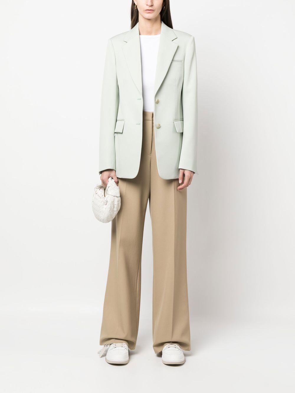 LANVIN - Blazer en laine vierge à simple boutonnage