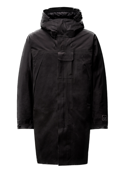 C.P. COMPANY - Veste longue noire Metropolis series