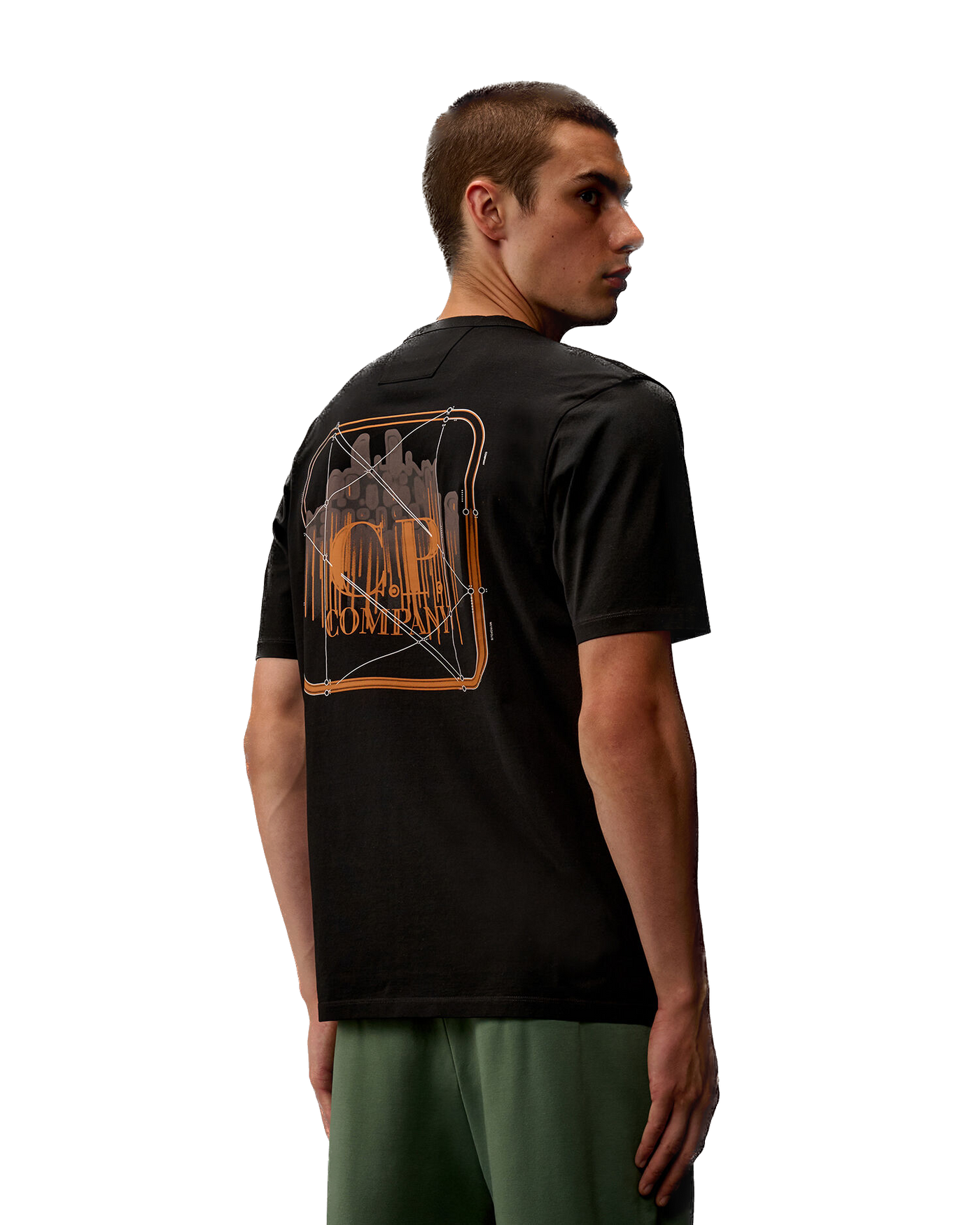 C.P. COMPANY MÉTROPOLIS - Metropolis Series Mercerized Jersey Short Sleeve Graphics T-Shirt