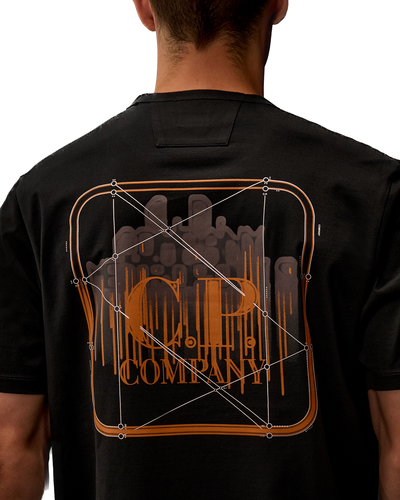 C.P. COMPANY MÉTROPOLIS - Metropolis Series Mercerized Jersey Short Sleeve Graphics T-Shirt