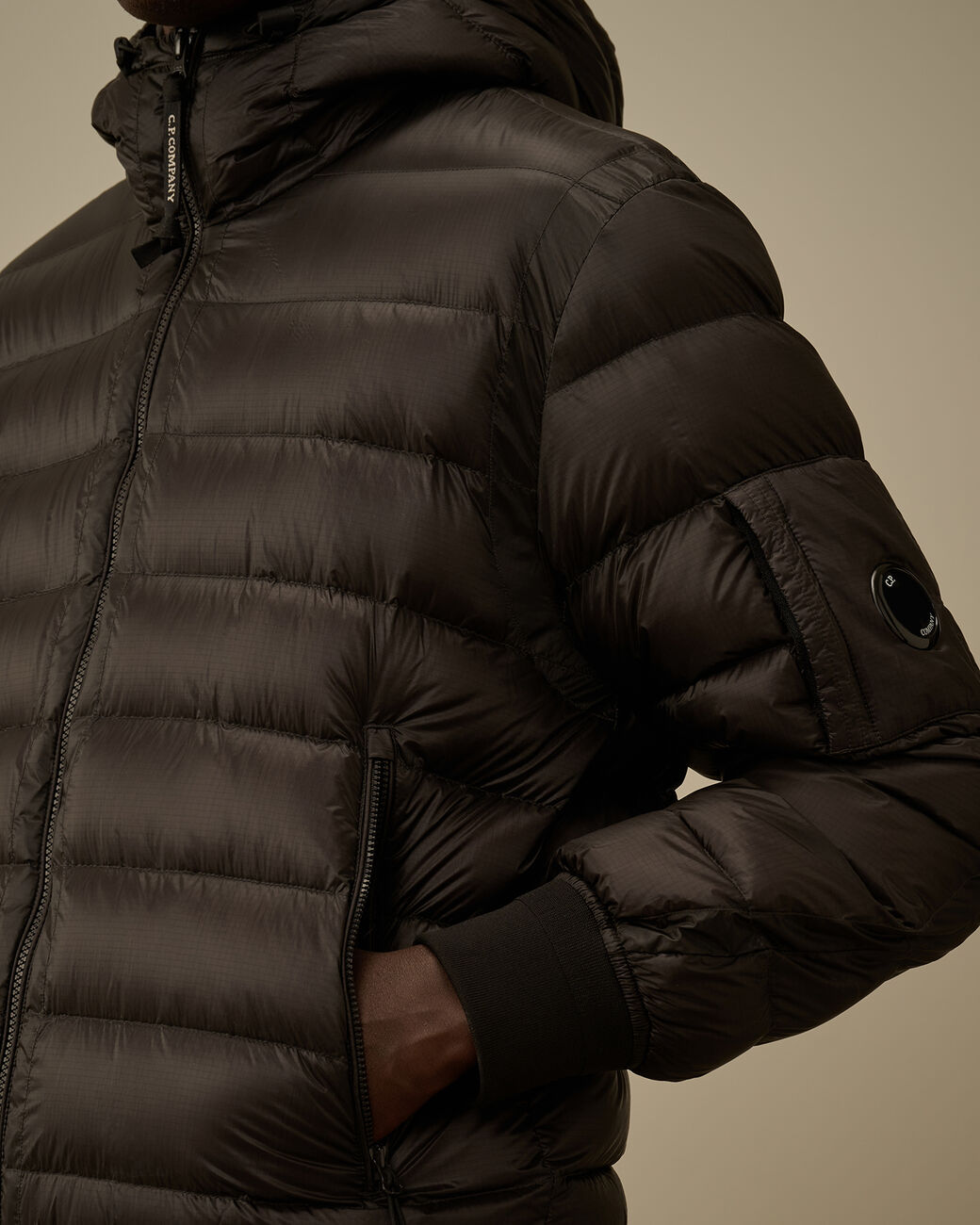 C.P. COMPANY - D.D. Shell Hooded Down Jacket