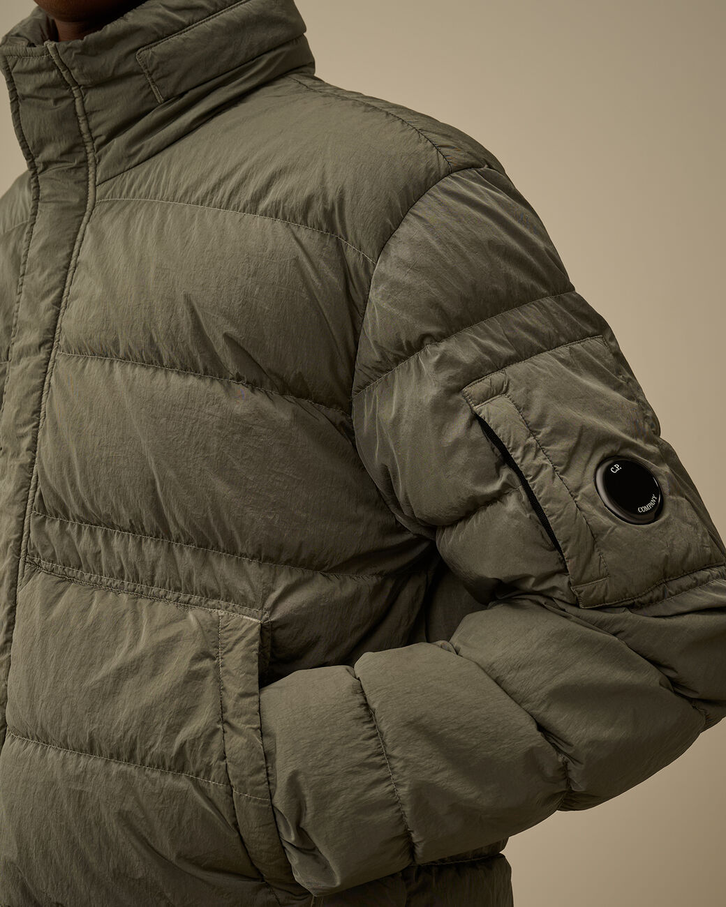 C.P. COMPANY - Doudoune Chrome-R grise