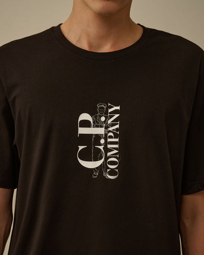 C.P. COMPANY - Tee-Shirt noir