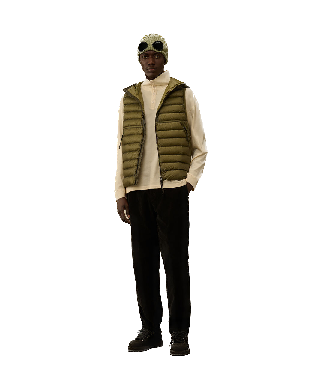 C.P. COMPANY - D.D. Shell Goggle Down Gilet