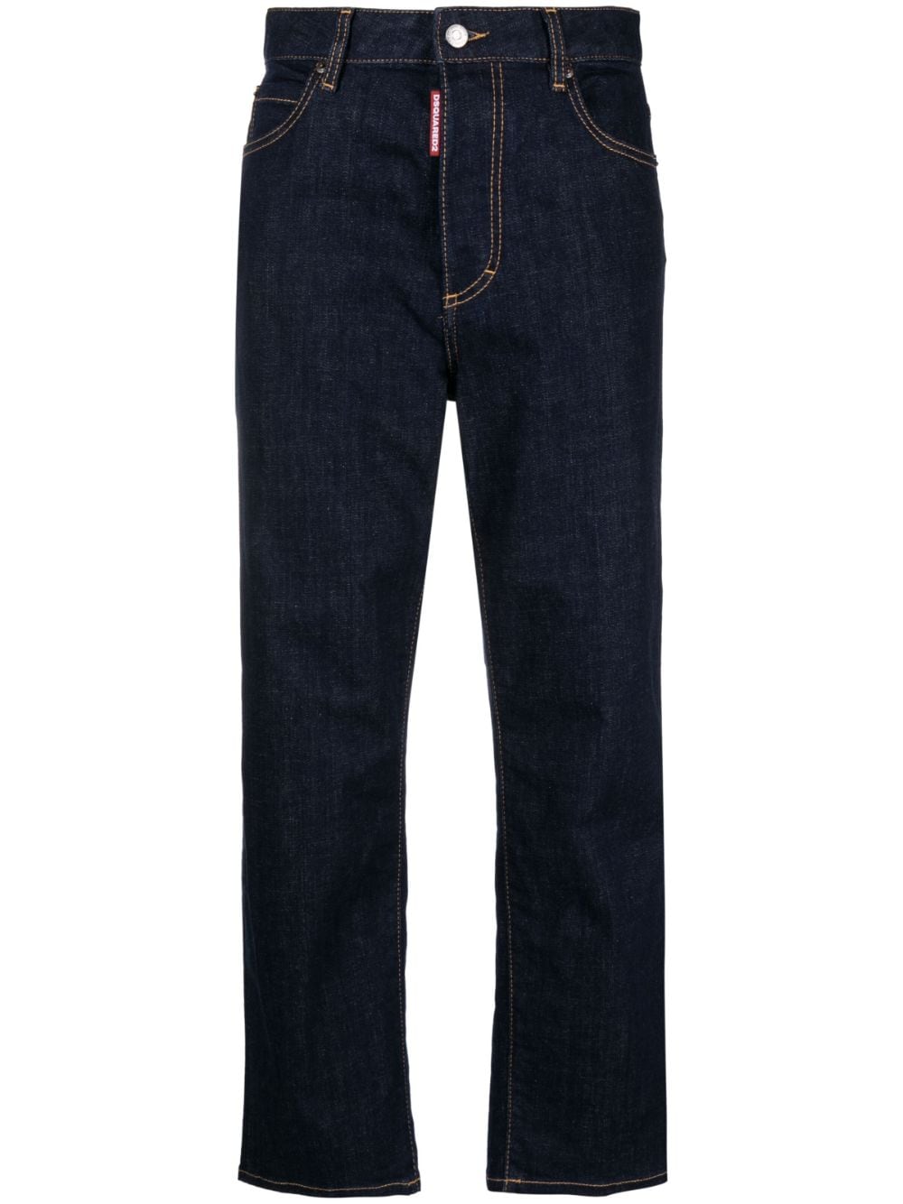 DSQUARED2 - Jean droit à patch logo