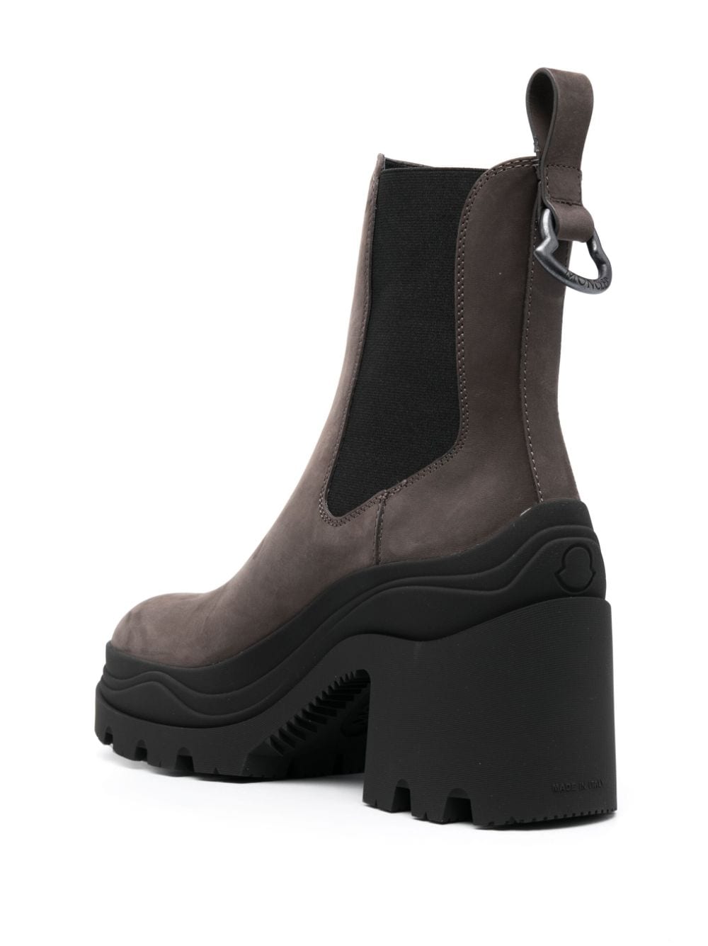 MONCLER - BOTTINES ÉLASTIQUÉES À SEMELLE CRANTÉE