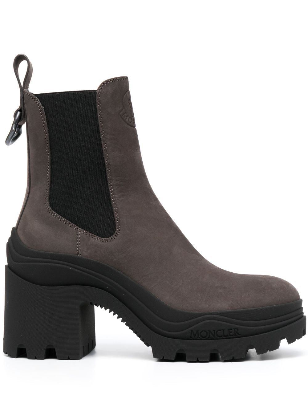 MONCLER - BOTTINES ÉLASTIQUÉES À SEMELLE CRANTÉE