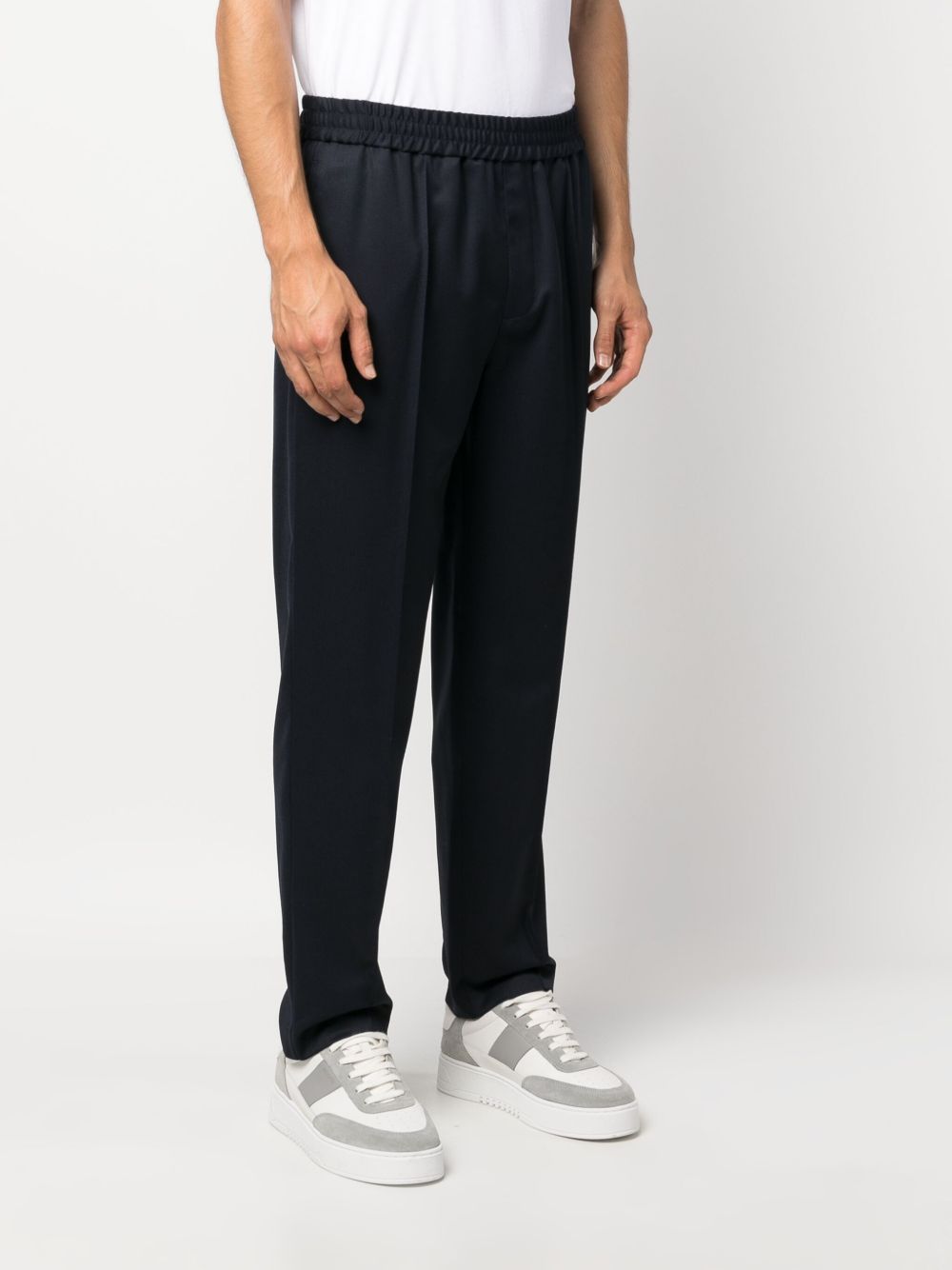 A.P.C PARIS - Pantalon chic esprit sport Bleu Marine
