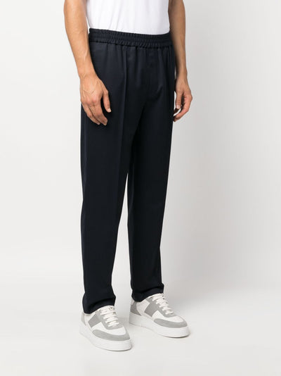 A.P.C PARIS - Pantalon chic esprit sport Bleu Marine