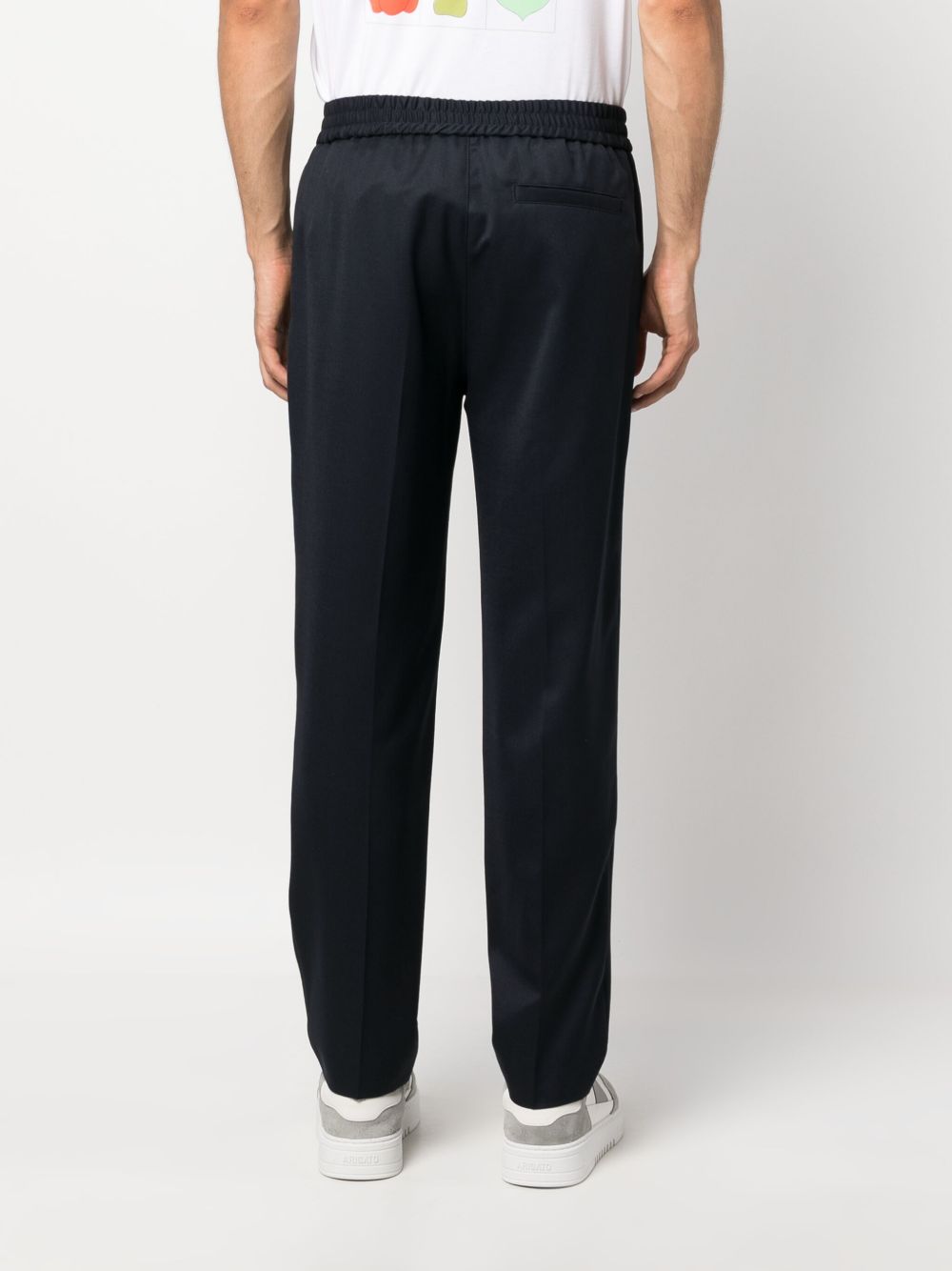 A.P.C PARIS - Pantalon chic esprit sport Bleu Marine