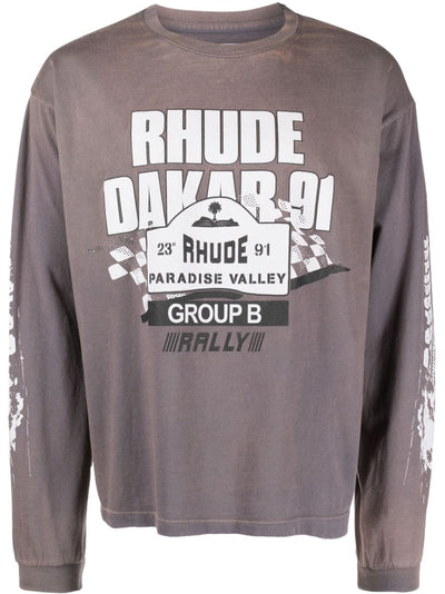 RHUDE - Tee-shirt manches longues