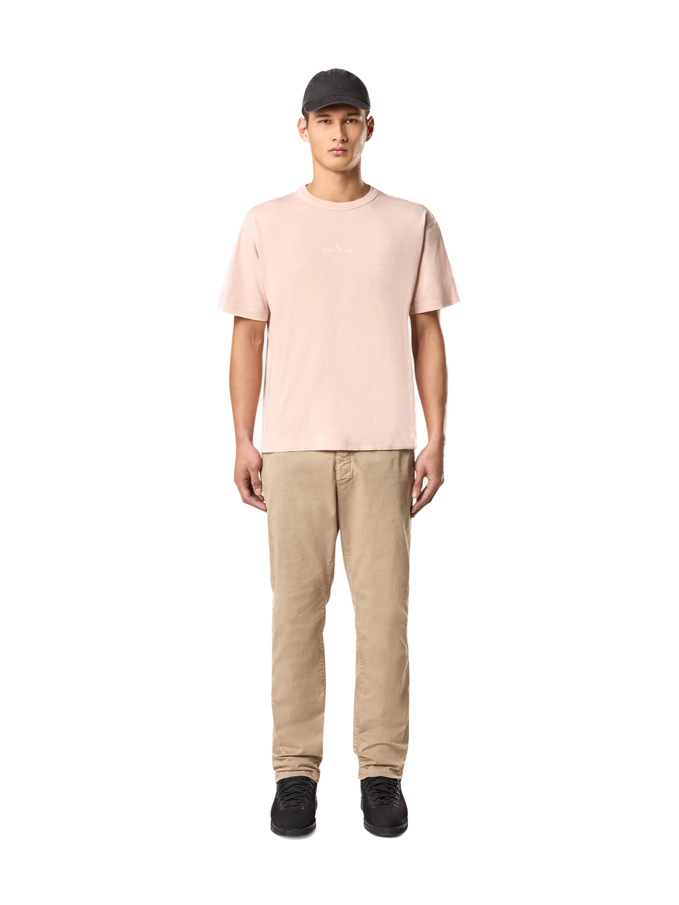 STONE ISLAND - T-shirt avec logo brodé