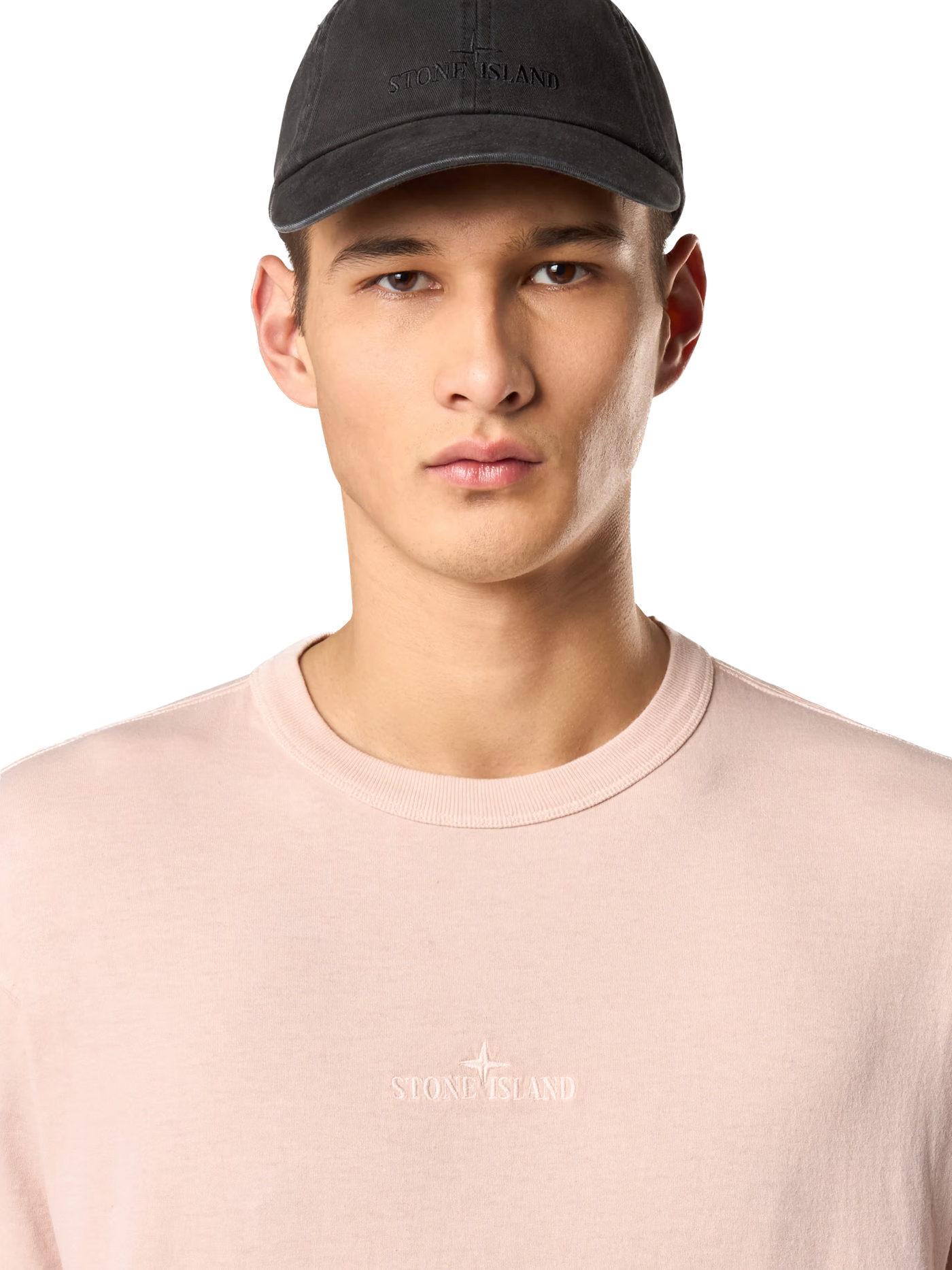 STONE ISLAND - T-shirt avec logo brodé