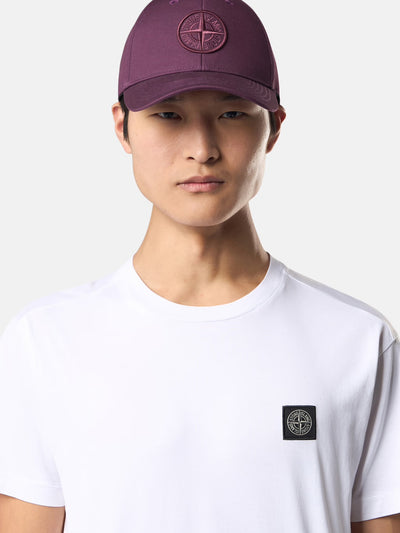 STONE ISLAND - T-shirt compass blanc