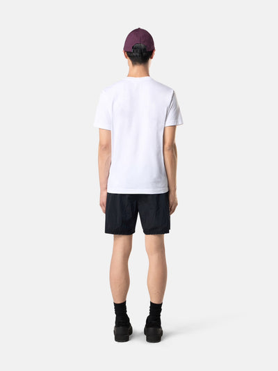 STONE ISLAND - T-shirt compass blanc