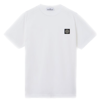 STONE ISLAND - T-shirt compass blanc