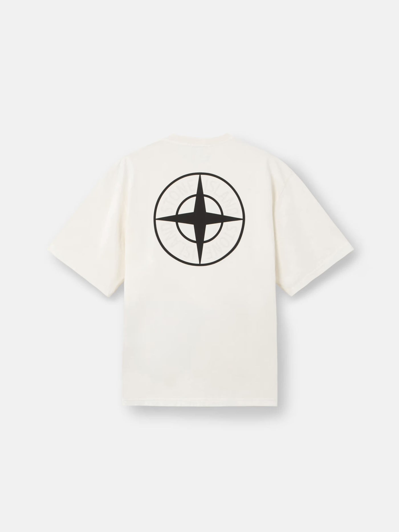 STONE ISLAND - T-shirt coupe regular à manches courtes avec imprimé
