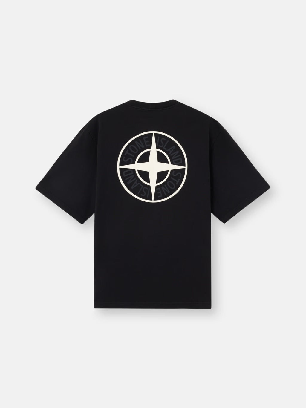 STONE ISLAND - T-shirt coupe regular à manches courtes avec imprimé