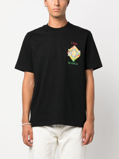 CASABLANCA-T-shirt à logo imprimé