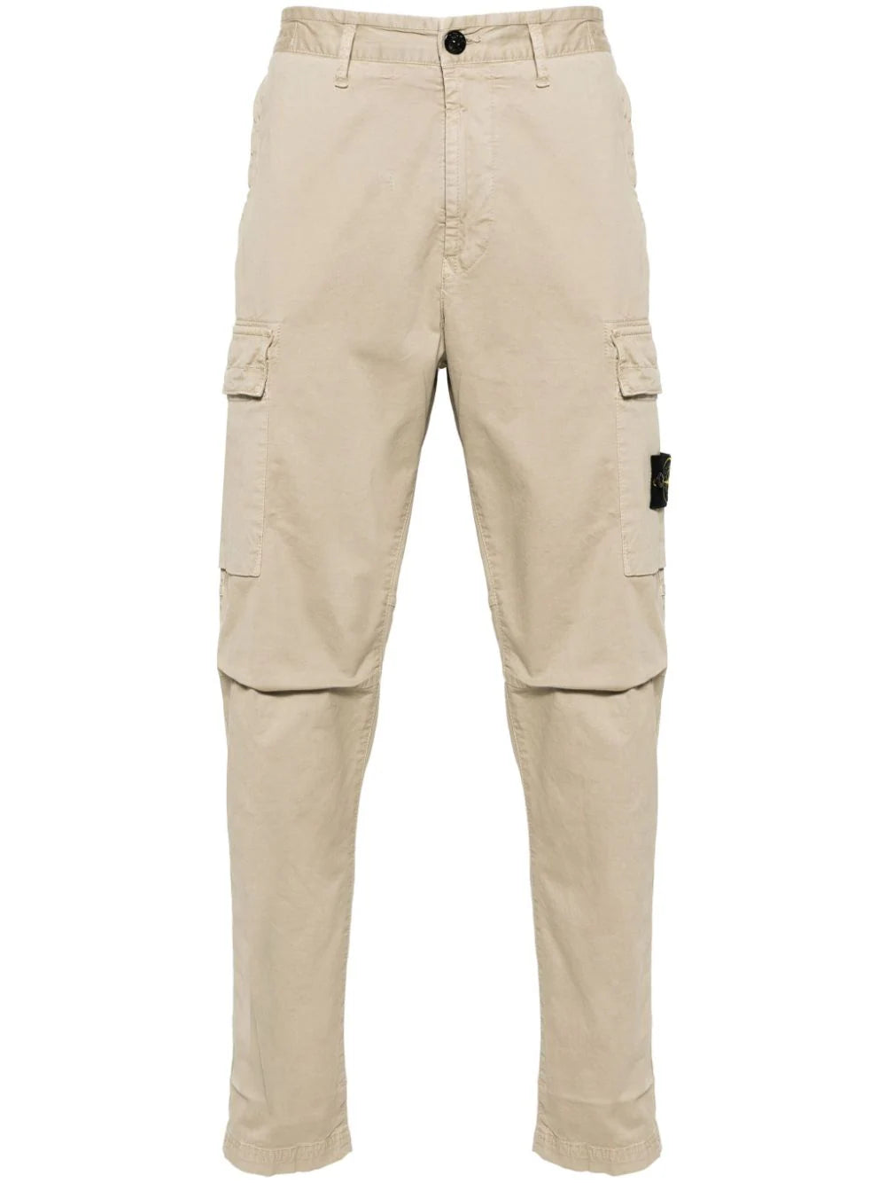 STONE ISLAND - Pantalon cargo regular beige