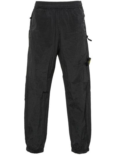 STONE ISLAND - Pantalon en nylon noir