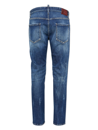 DSQUARED2 - Jean à coupe skinny bleu