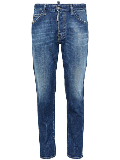 DSQUARED2 - Jean à coupe skinny bleu