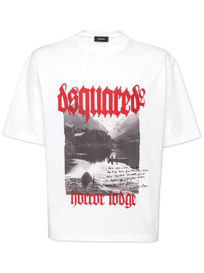 DSQUARED2 - Tee Shirt blanc "Horror"