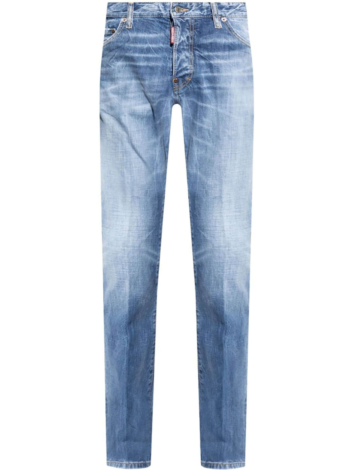 DSQUARED2- Jean cool Guy bleu délavé