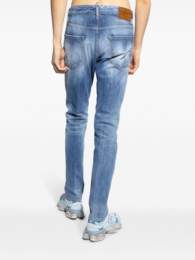 DSQUARED2- Jean cool Guy bleu délavé